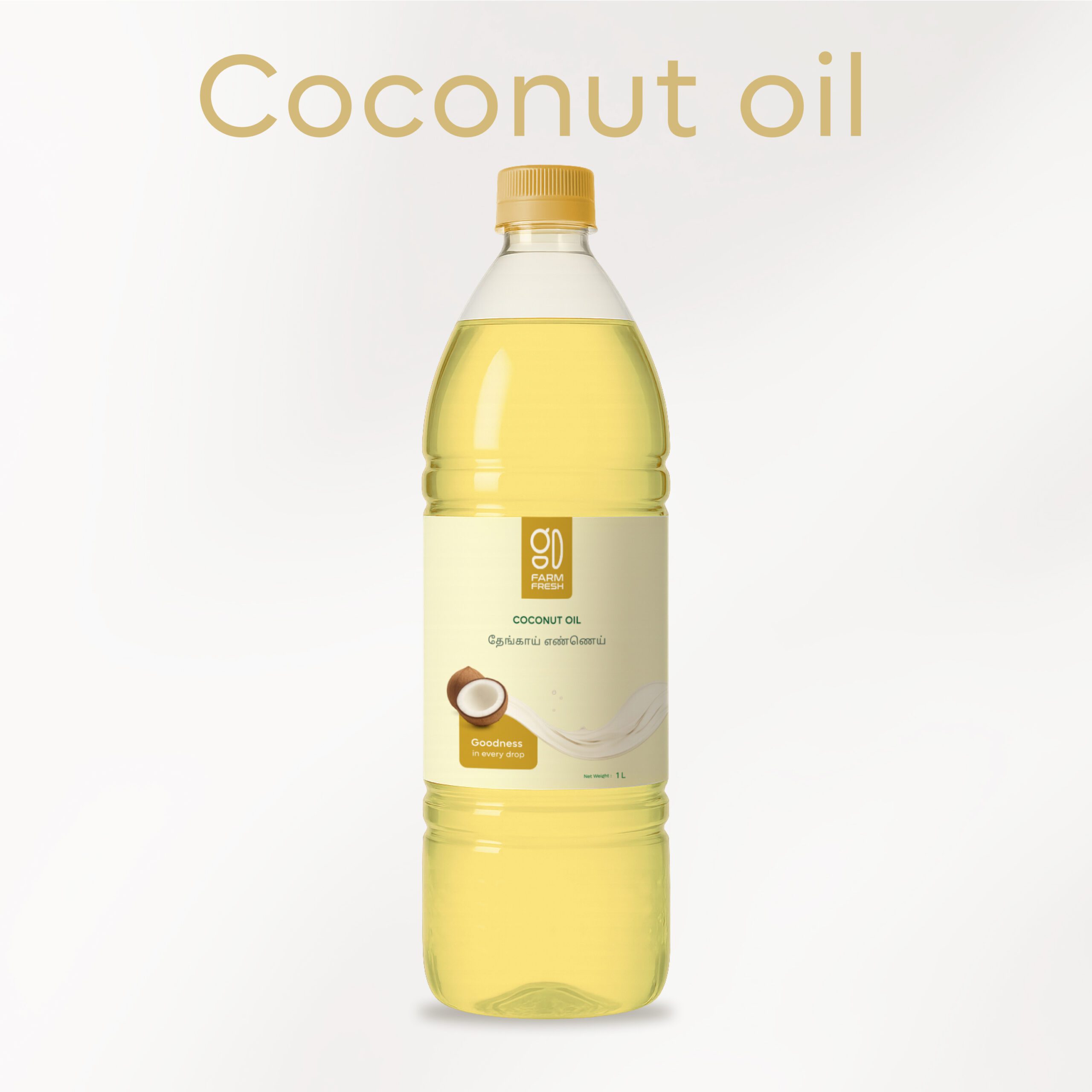 Coconut Oil, Pure Cold Pressed, High Quality