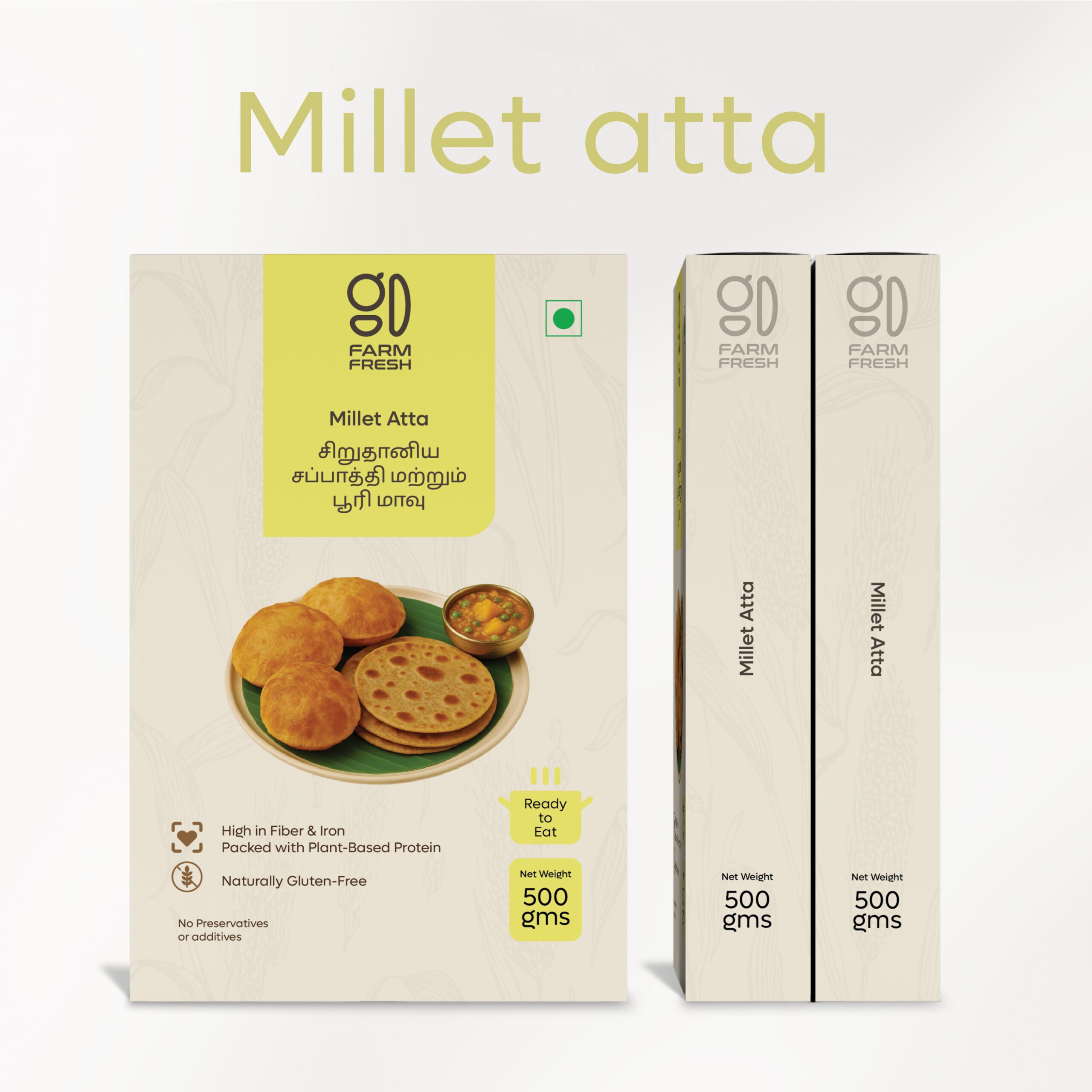 Millet Atta, Gut Friendly Multi-Millet Flour