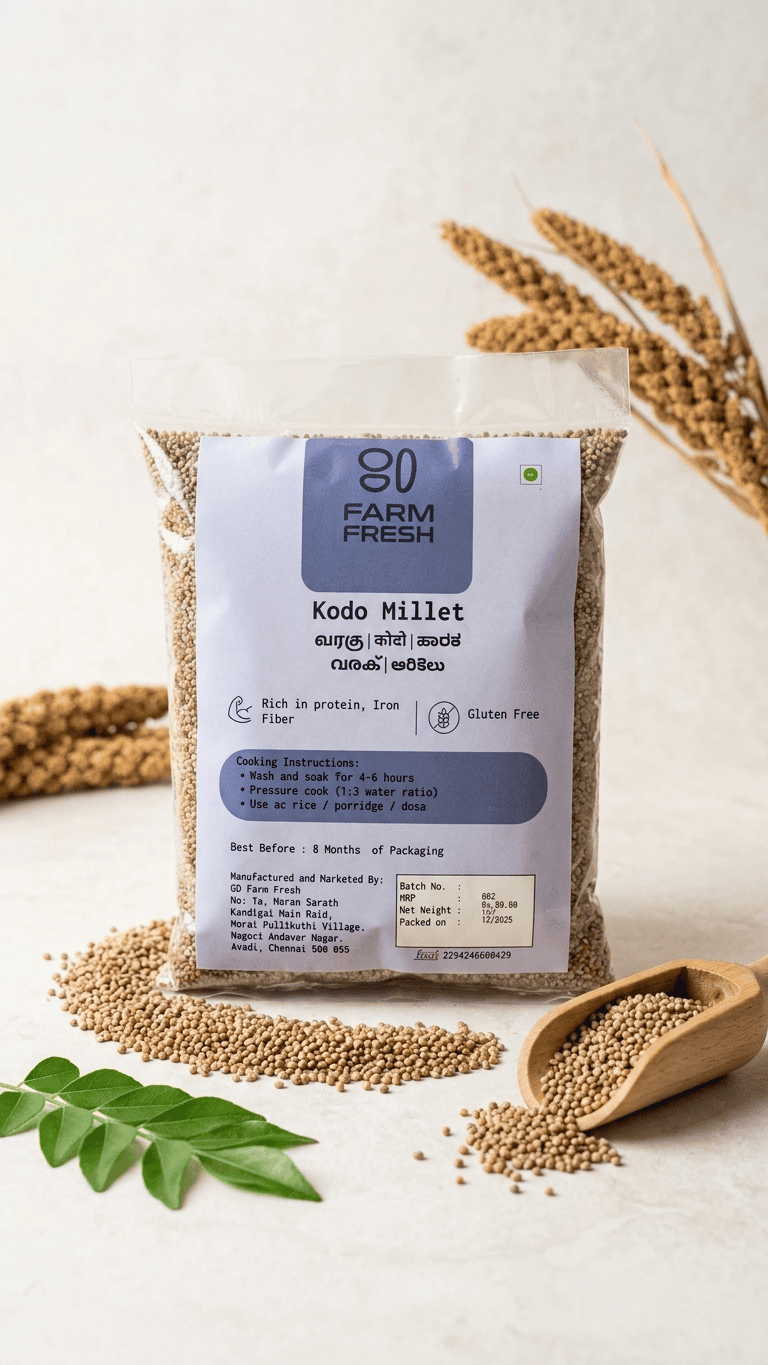 Kodo Millet (Varagu), Gluten-free Whole Grain - Image 2
